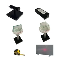 Refractive index of liquids & solids using laser 