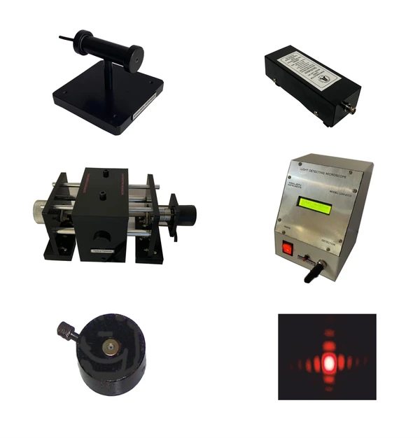 Laser diffraction by rectangular aperture 