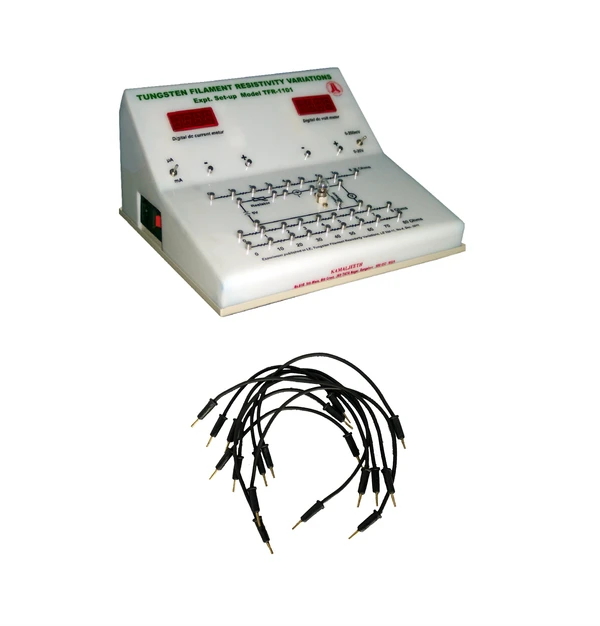 Tungsten filament temperature & resistivity
